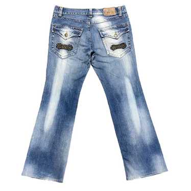 Japanese Brand × PPFM PPFM Denim Flare Jeans Stud… - image 1