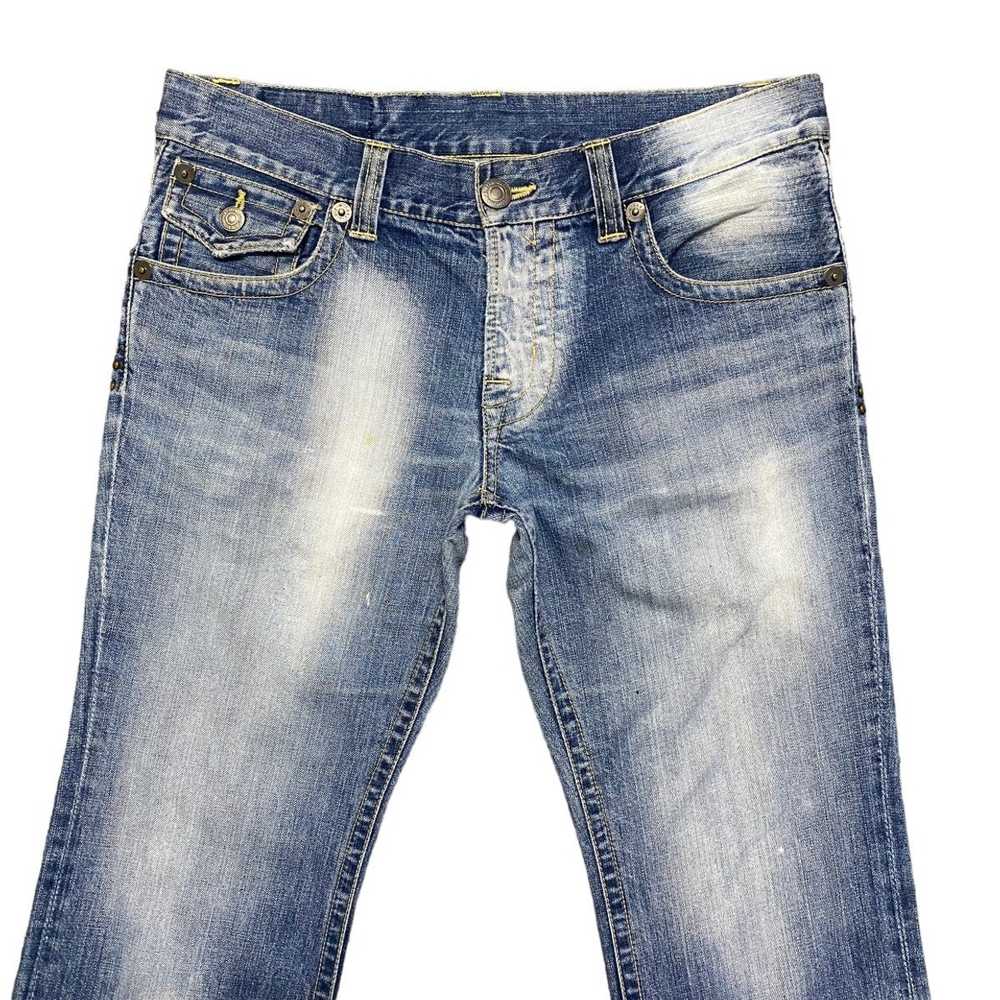 Japanese Brand × PPFM PPFM Denim Flare Jeans Stud… - image 3