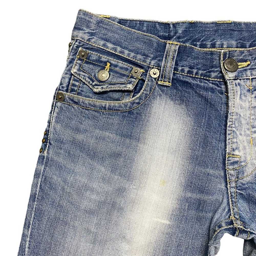 Japanese Brand × PPFM PPFM Denim Flare Jeans Stud… - image 5