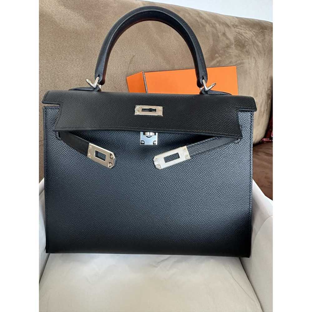 Hermès Kelly 25 leather handbag - image 3