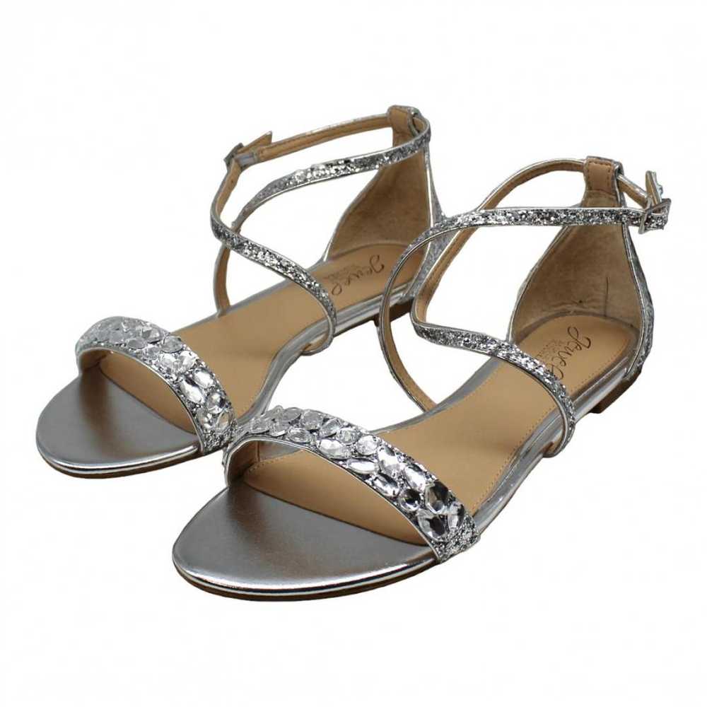 Badgley Mischka Glitter sandal - image 2