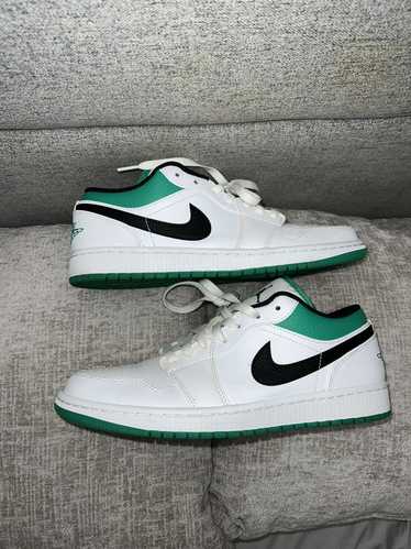Jordan Brand × Nike Jordan 1 Low white lucky Green