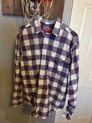 Supreme Supreme Flannel Purple