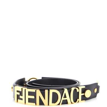 Fendi Fendace Black Leatherette ref.996610 - Joli Closet