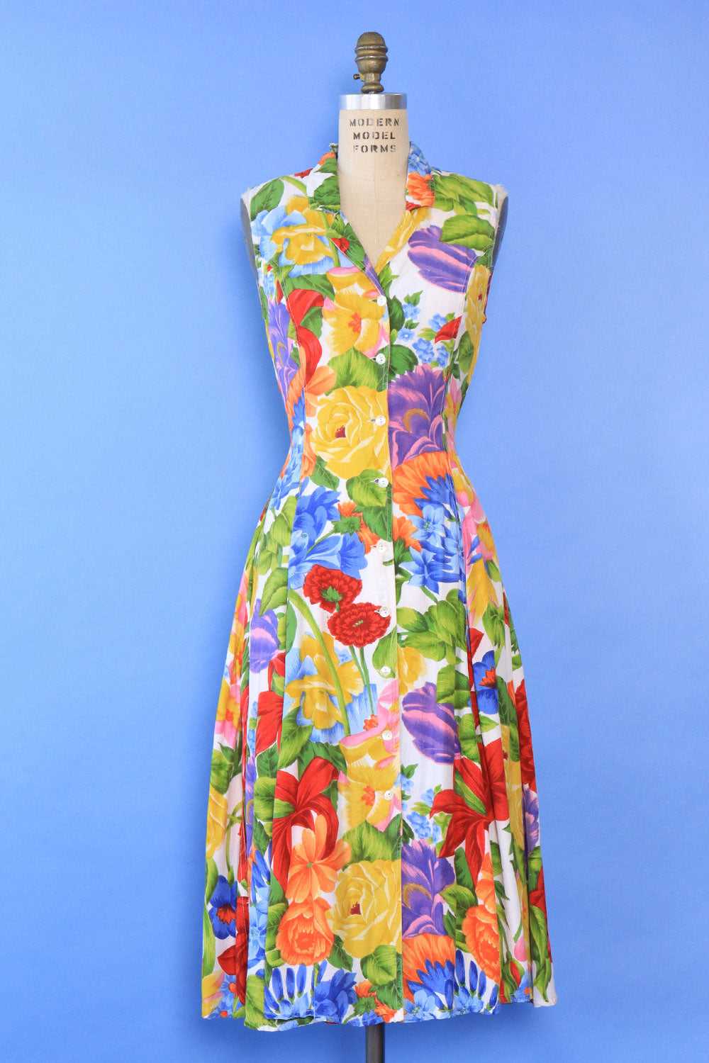 Blooming Cutout Flare Dress M - image 6