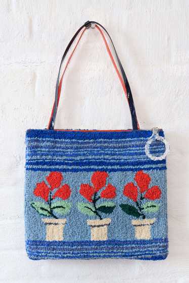 Window Garden Rug Hook Tote