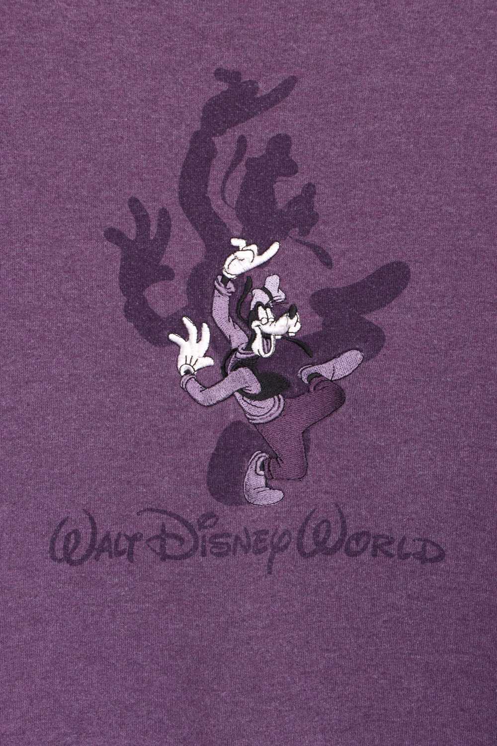 DISNEY Dancing Goofy Embroidered Ringer Sweatshir… - image 2