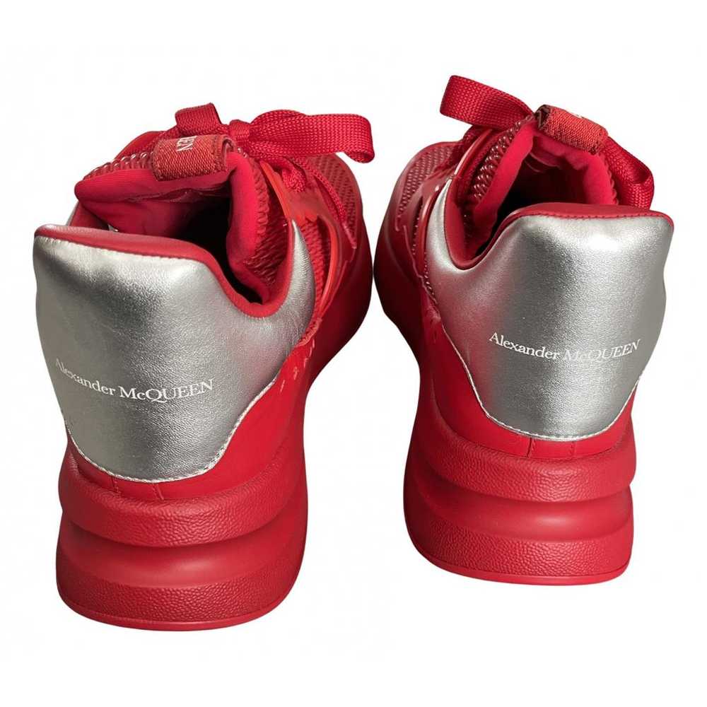 Alexander McQueen Oversize leather low trainers - image 2