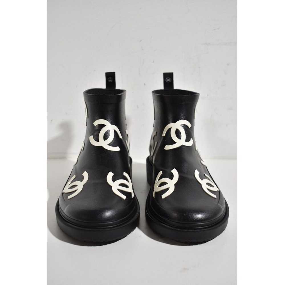 Chanel Leather snow boots - image 11