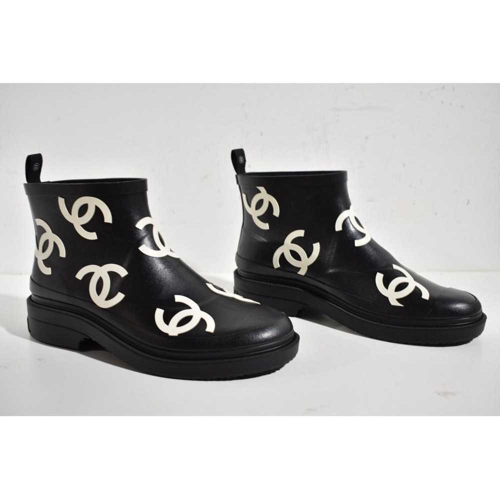 Chanel Leather snow boots - image 4