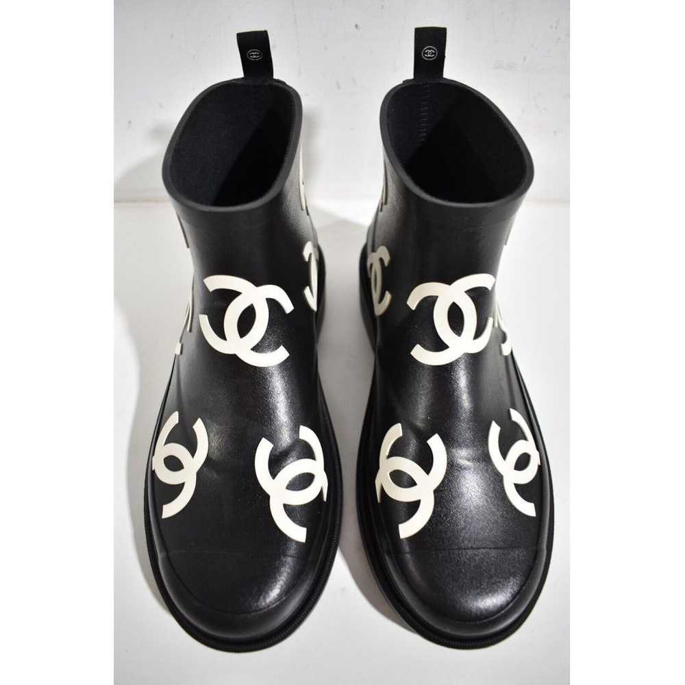 Chanel Leather snow boots - image 6