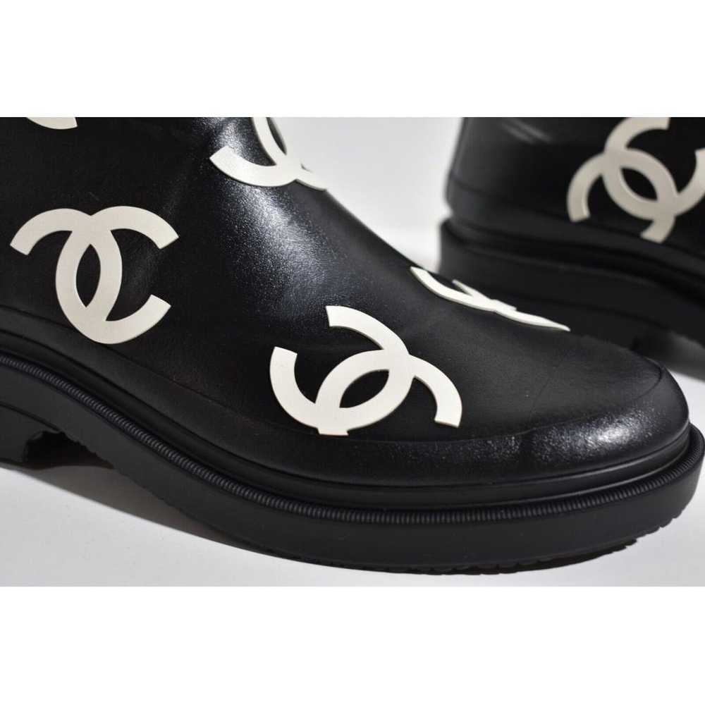 Chanel Leather snow boots - image 8