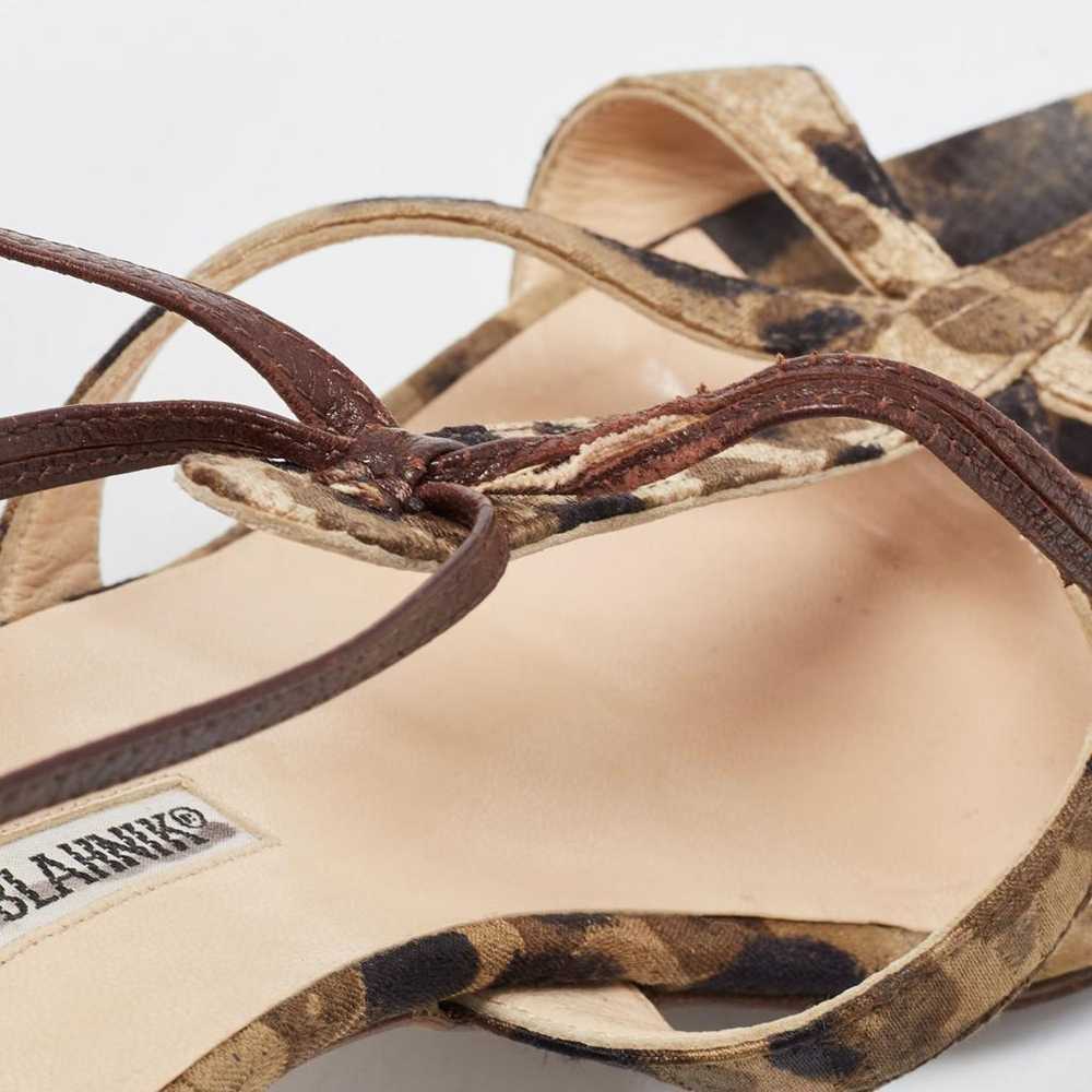 Manolo Blahnik Cloth sandal - image 3