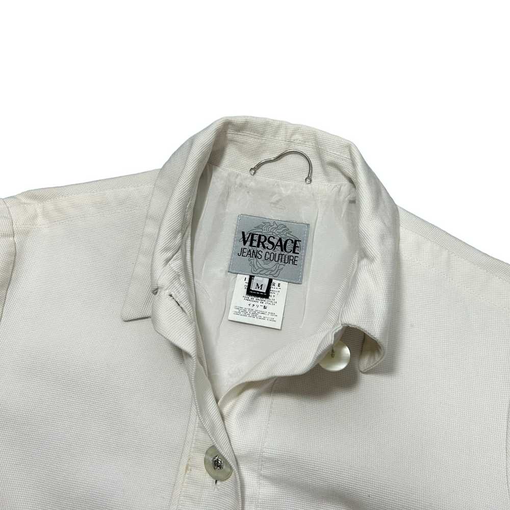 Versace Jeans Couture Versace Ecru Overshirt Jack… - image 3