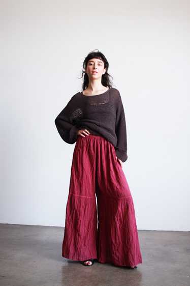 Oaxacan Cotton Gauzy Tiered Pants