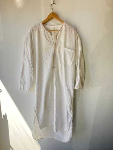 Victorian White Victorian Sleep Shirt-Dress