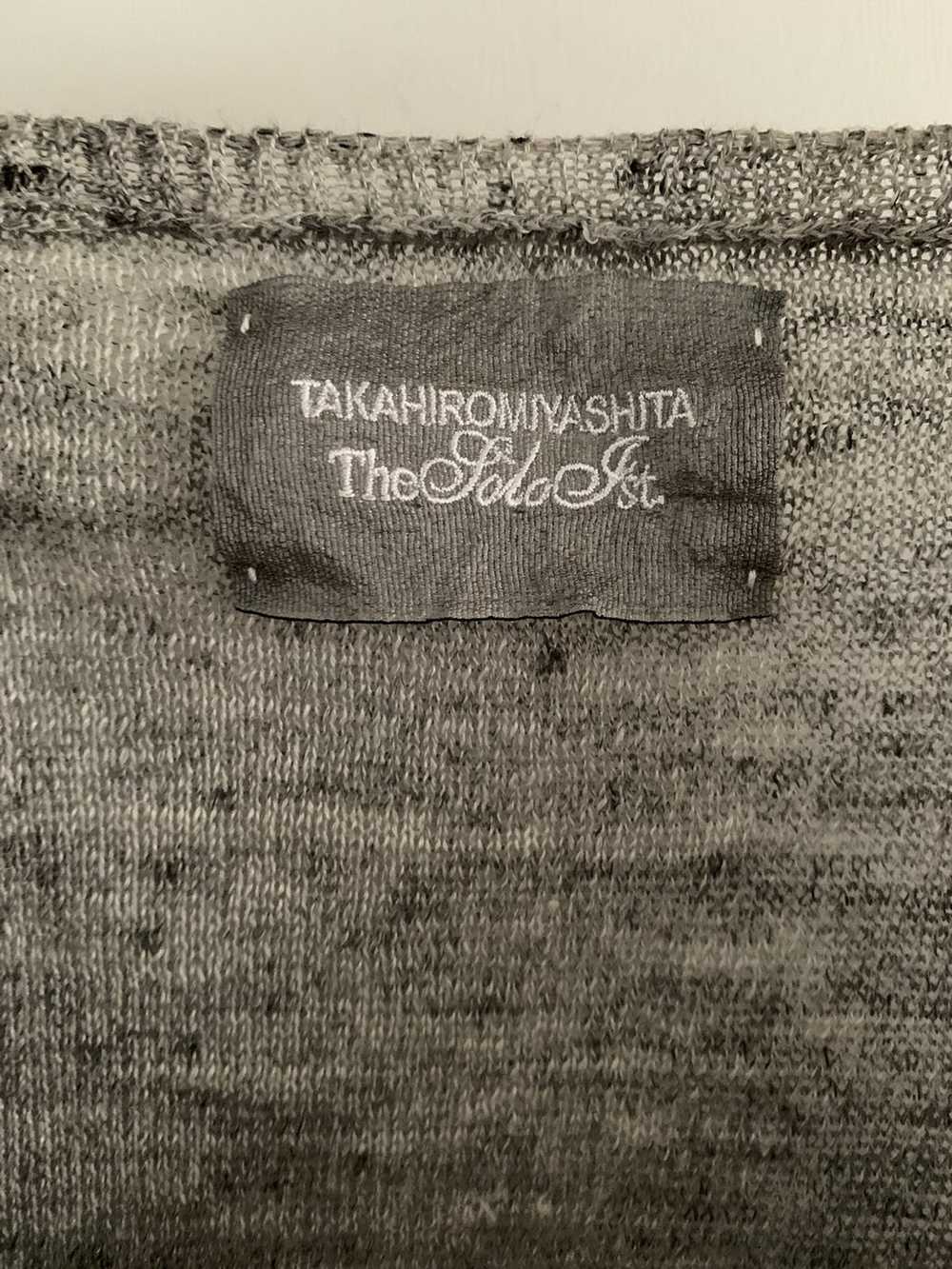 Takahiromiyashita The Soloist. Soloist V-neck swe… - image 2