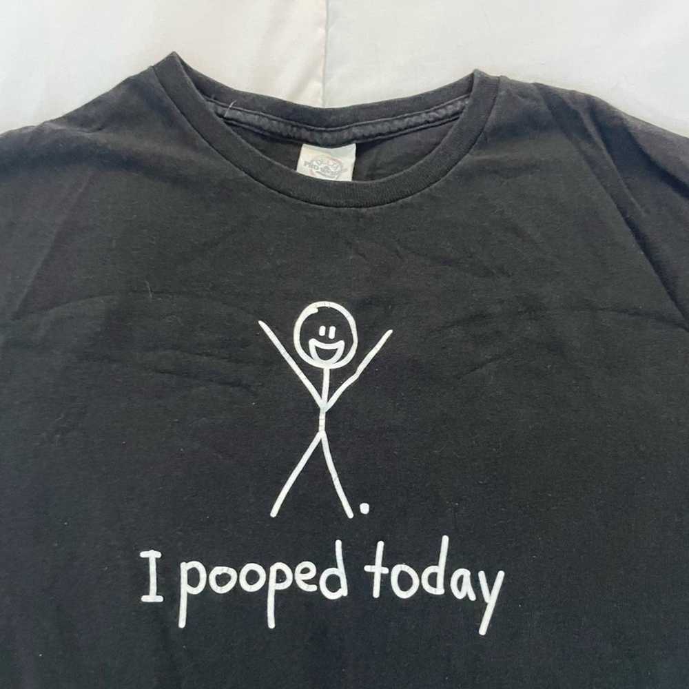 Vintage Vintage I Pooped Today Stick Figure1990’s… - image 3