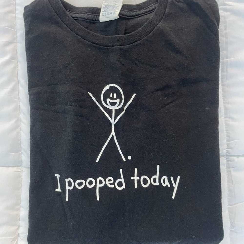 Vintage Vintage I Pooped Today Stick Figure1990’s… - image 7