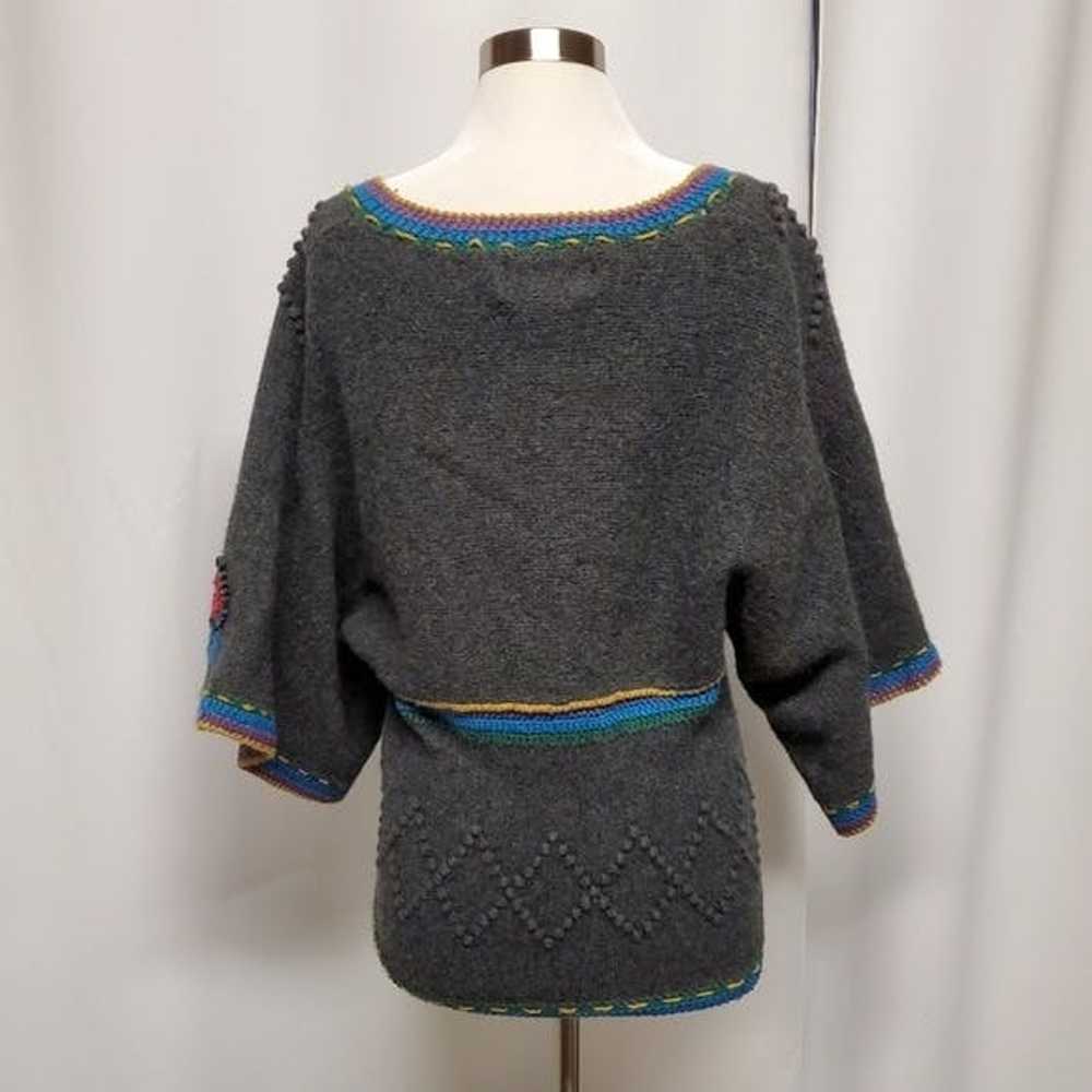 Vintage Vintage 70s Boho Wool Angora Rabbit Blend… - image 2