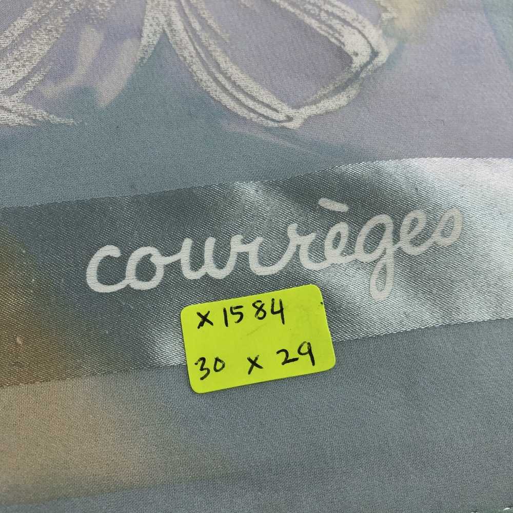 Courreges Vintage Courreges Silk Scarf - image 6