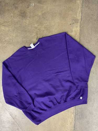 Vintage Vintage Crewneck Y2K Russell Athletic Pur… - image 1