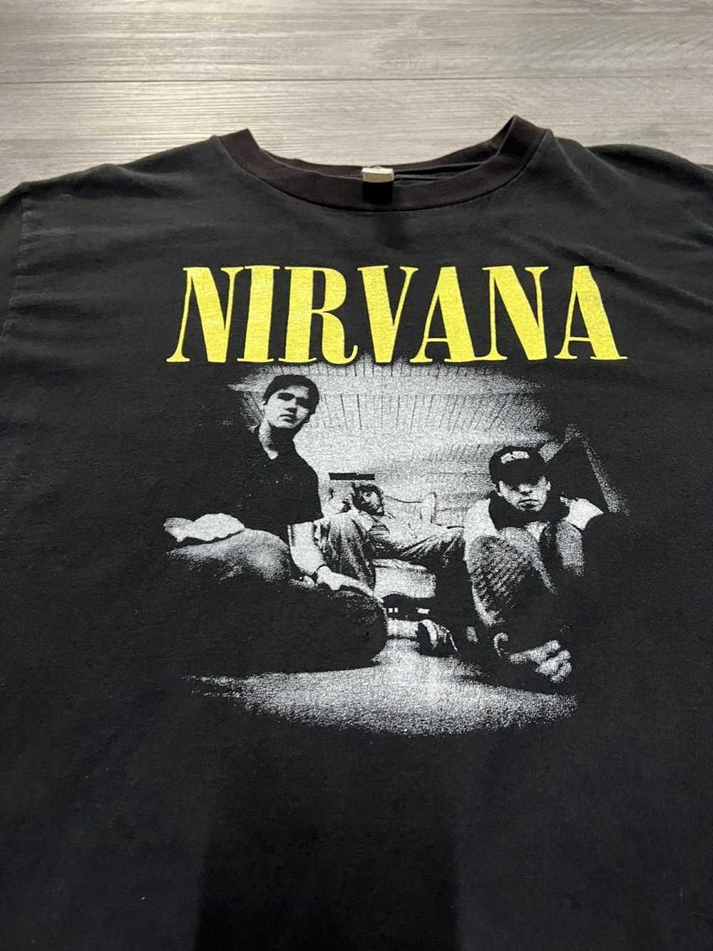 Nirvana × Vintage Vintage Nirvana Shirt Kurt Coba… - image 2
