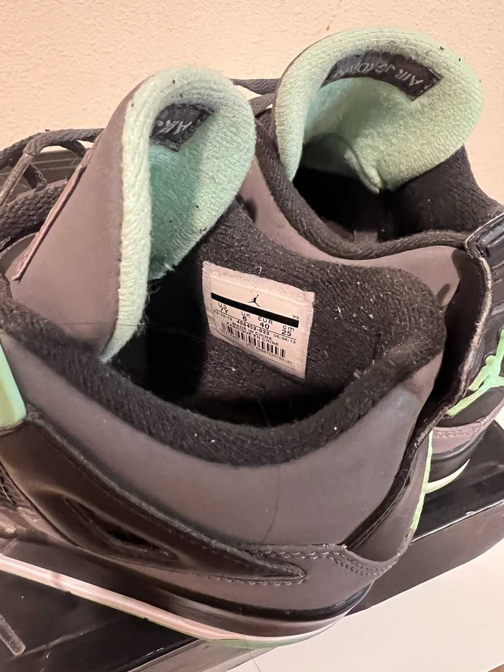 Nike × Streetwear × Vintage Air Jordan 4 green gl… - image 7