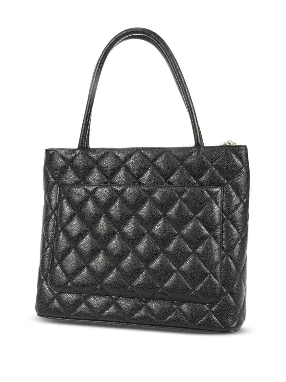 CHANEL Pre-Owned 2000 Medallion leather tote bag … - image 2