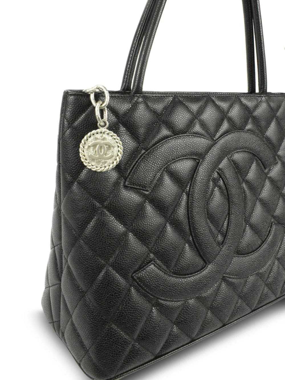 CHANEL Pre-Owned 2000 Medallion leather tote bag … - image 3