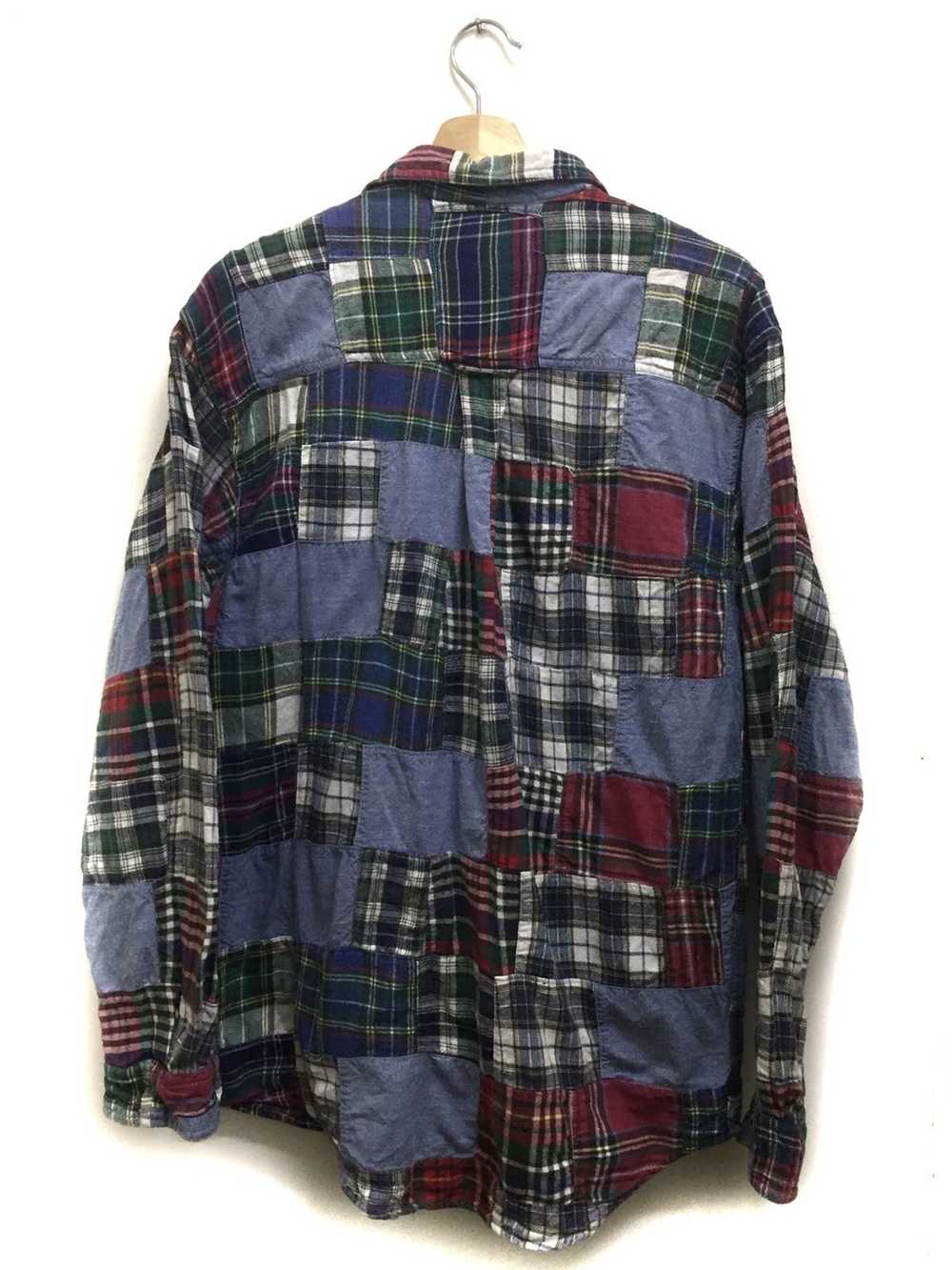 Eddie Bauer Patchwork shirt button up eddie bouer - image 2