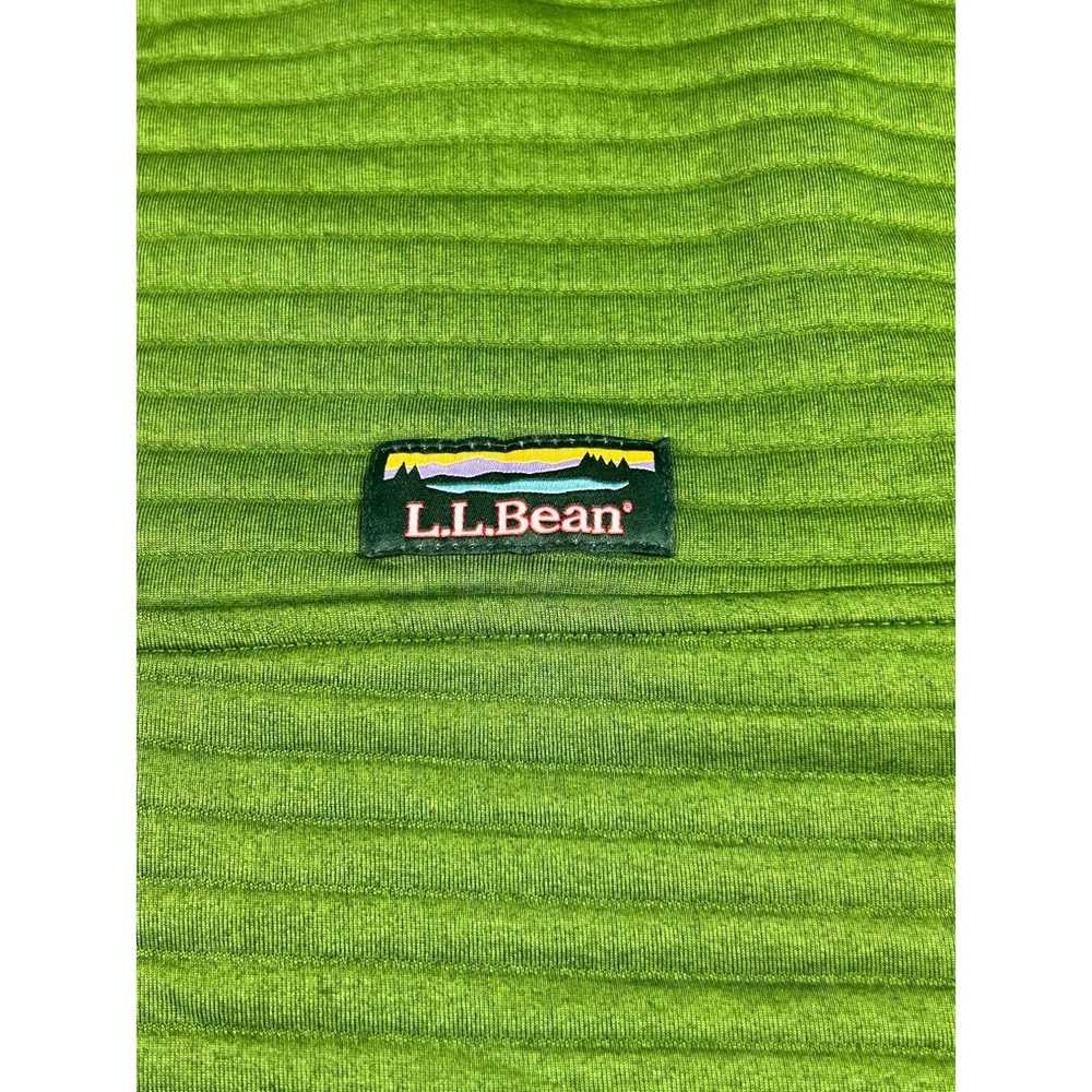 L.L. Bean LL Bean Green Quarter Snap Slightly Fit… - image 3