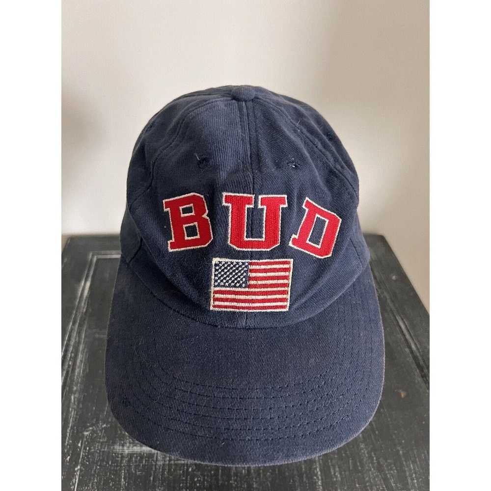 Vintage 1995 BUD Anheuser-Busch Embroidered Ameri… - image 1