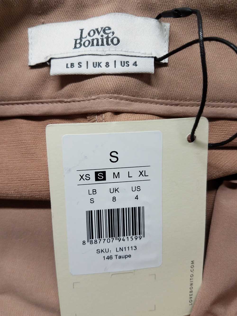 Love, Bonito Taupe Tapered Pants Size 4 - image 3