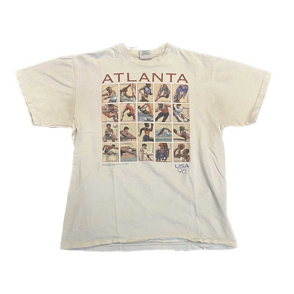 Vintage Vintage Atlanta 1996 Olympics T-Shirt - image 1