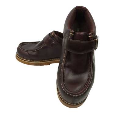 Lugz Lugz Leather Low Ankle Monk Strap Boot Brown 