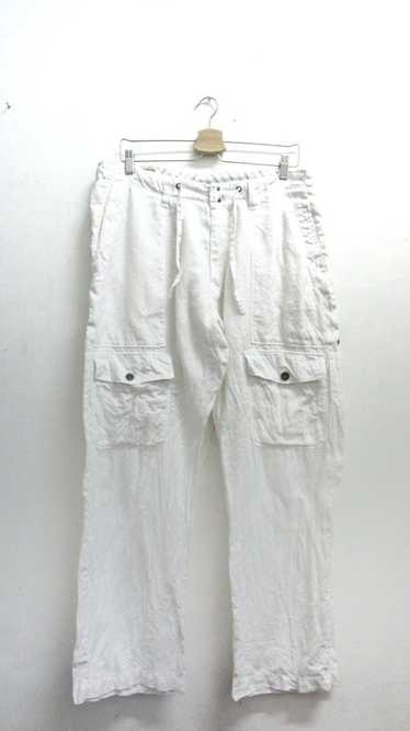 Guess × Vintage Guess Jeans cargo pants white colo