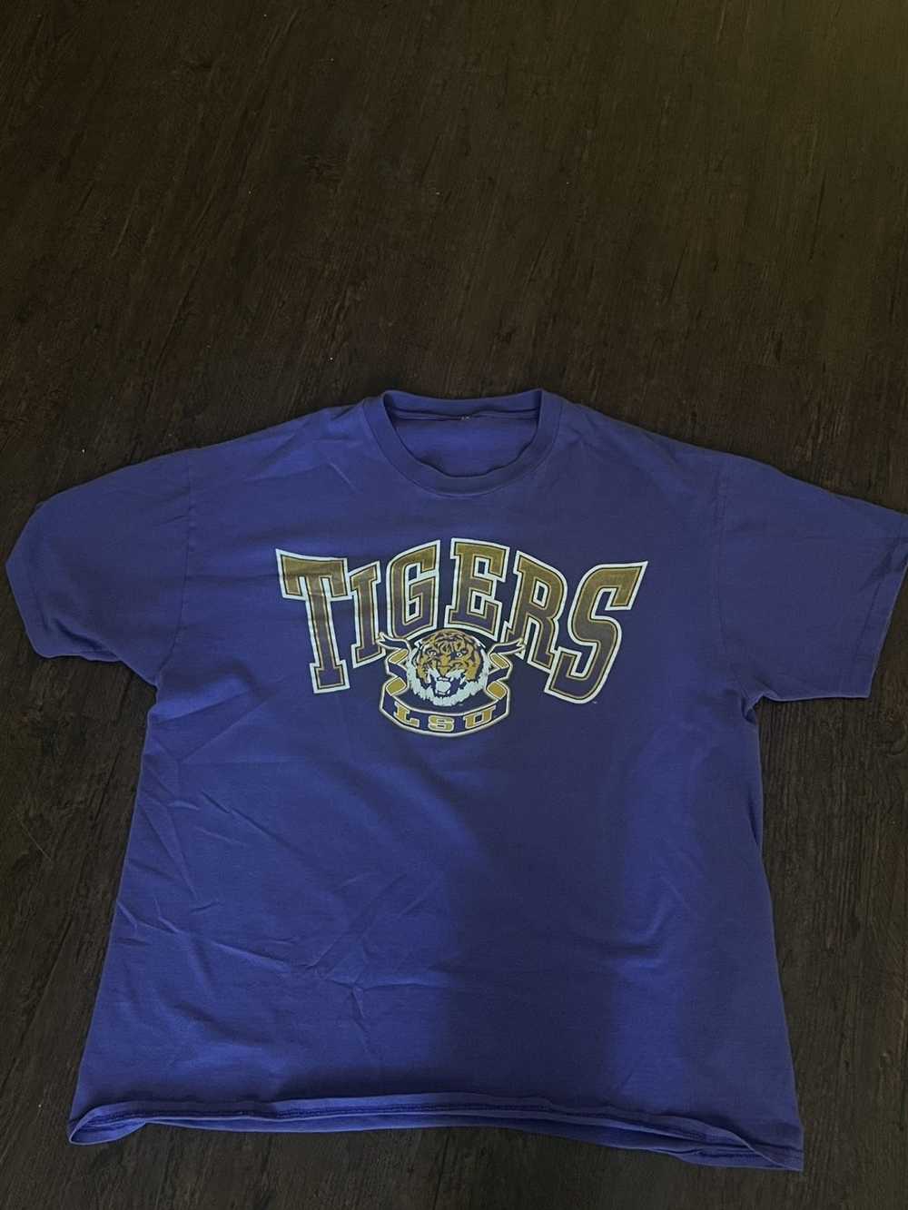 90s Louisiana State University LSU Tigers hoodie shirt size L – Mr.  Throwback NYC