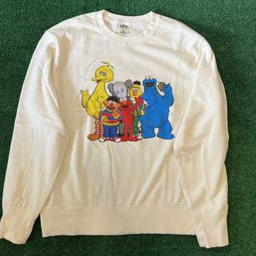 Kaws x sesame street crewneck sale