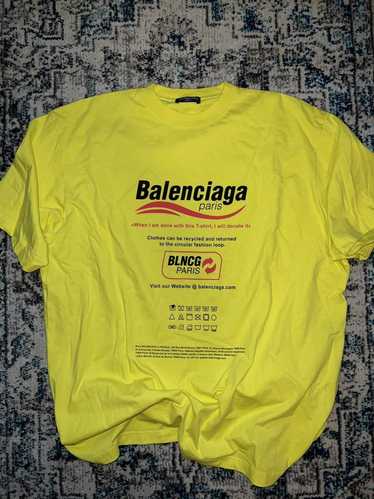 Balenciaga BALENCIAGA LOGO-PRINT S/S T-SHIRT
