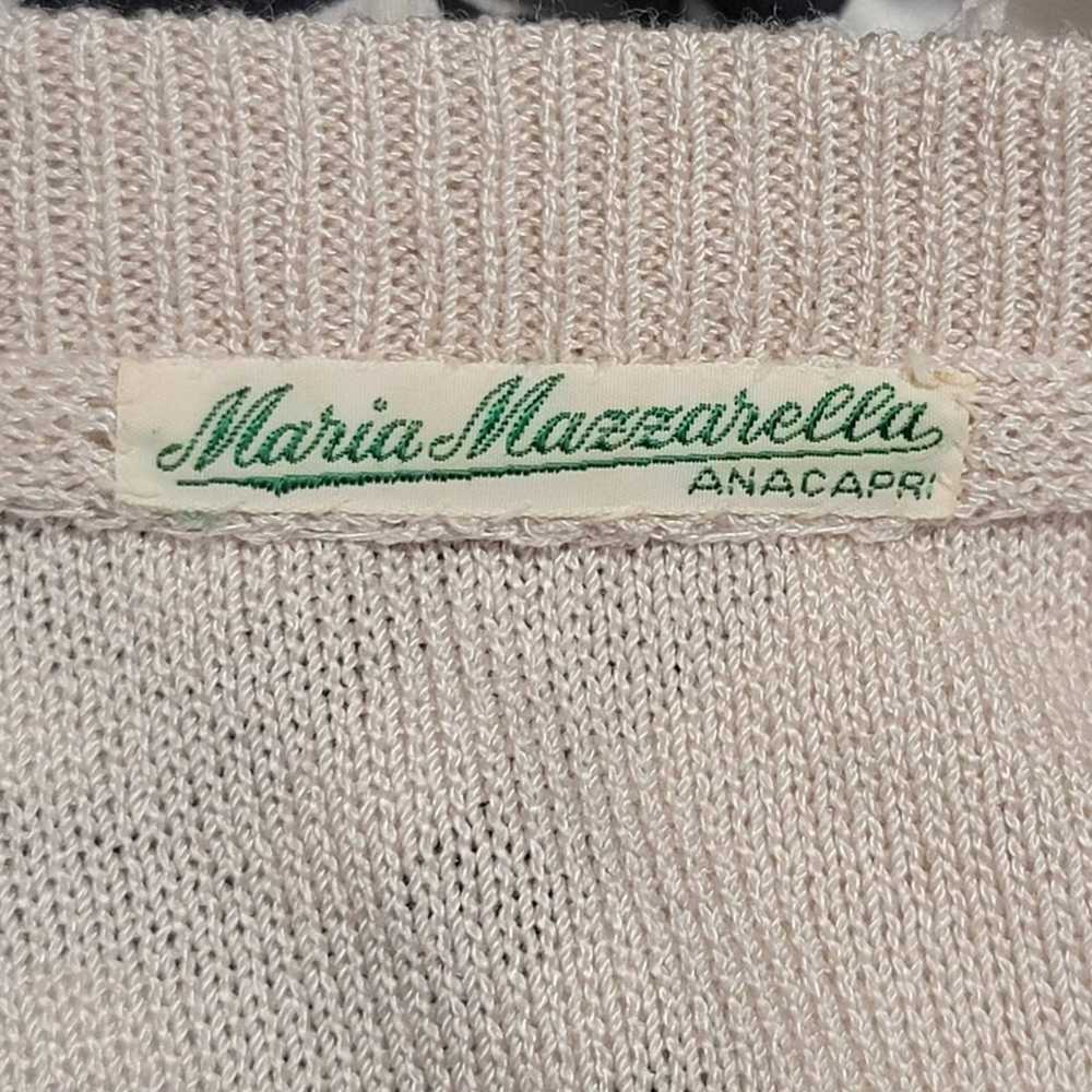 Vintage Vtg 70s Maria Mazzarella Anacapri Knit Fi… - image 4