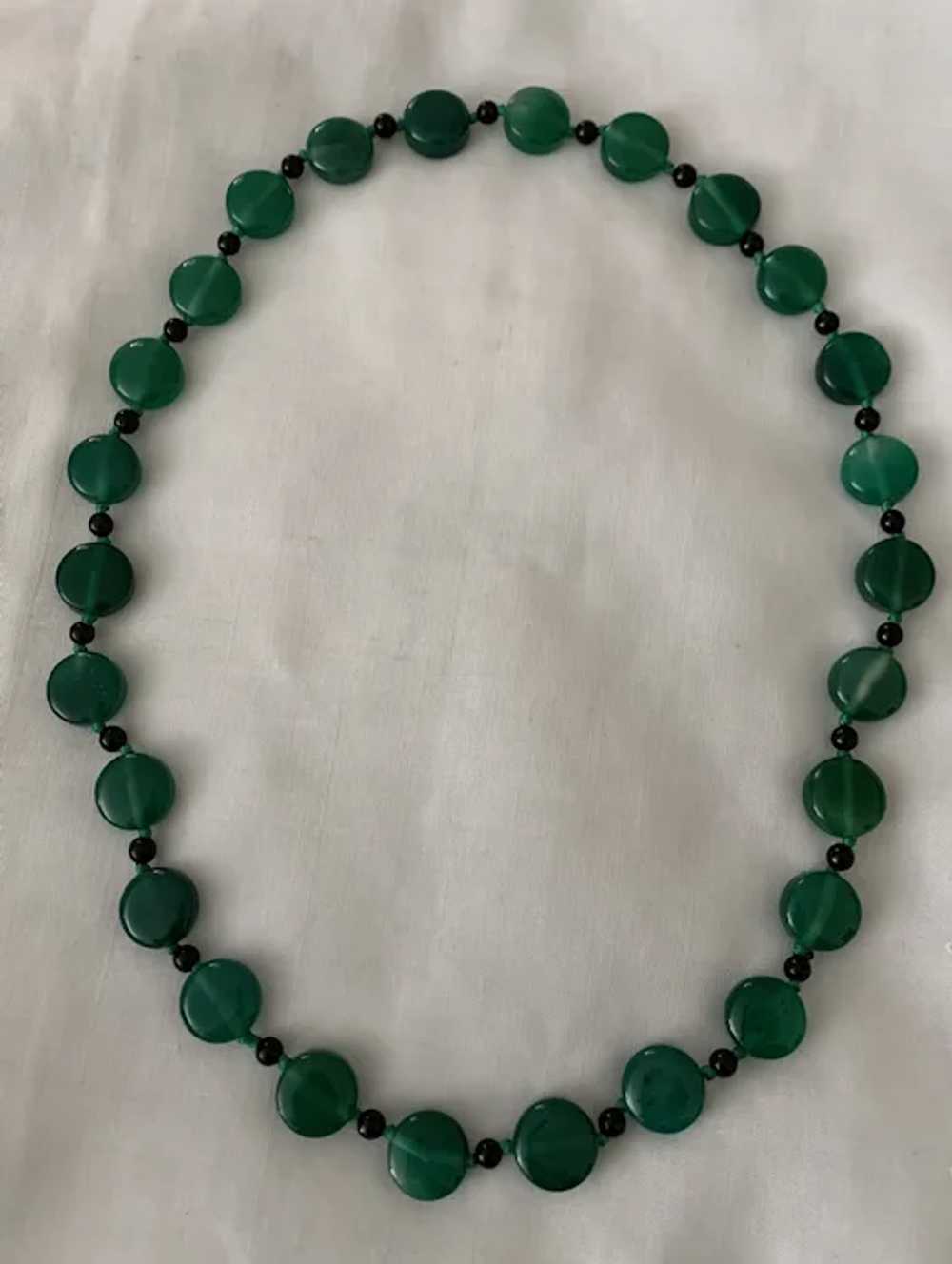 Gorgeous Chrysoprase Necklace - Hand Knotted - image 5