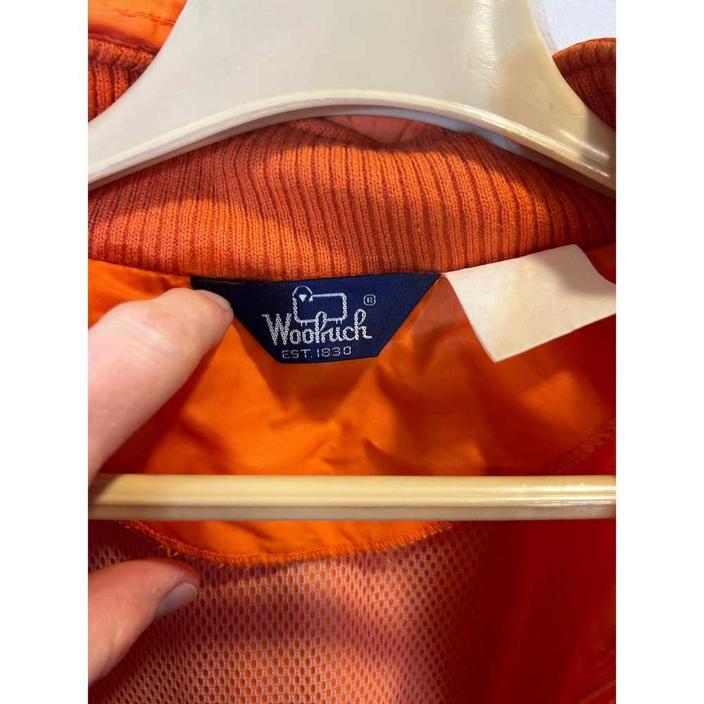 Woolrich Woolen Mills Vintage Unisex Y2K Orange W… - image 3