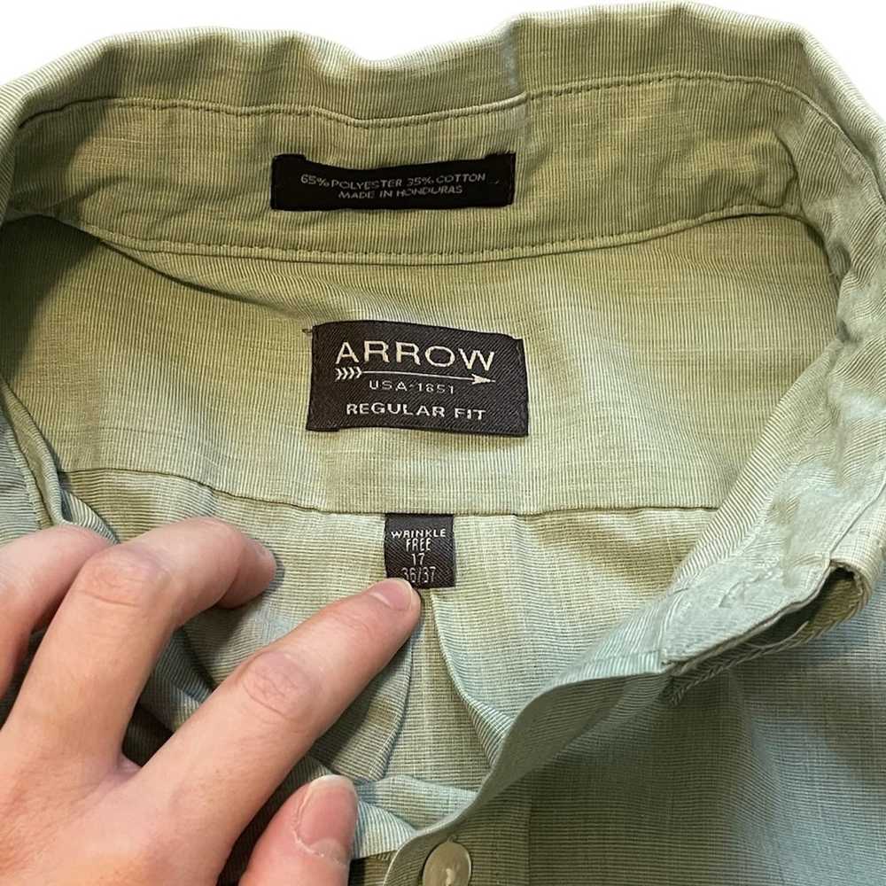 Arrow × Streetwear Arrow Men’s Long Sleeve Button… - image 3