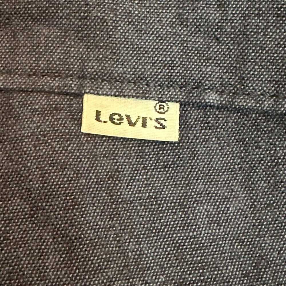 Levi's LEVIS Navy Pants Blue 38x32 Drawstring Bat… - image 5