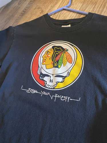 Band Tees × Chicago Blackhawks × Grateful Dead I s