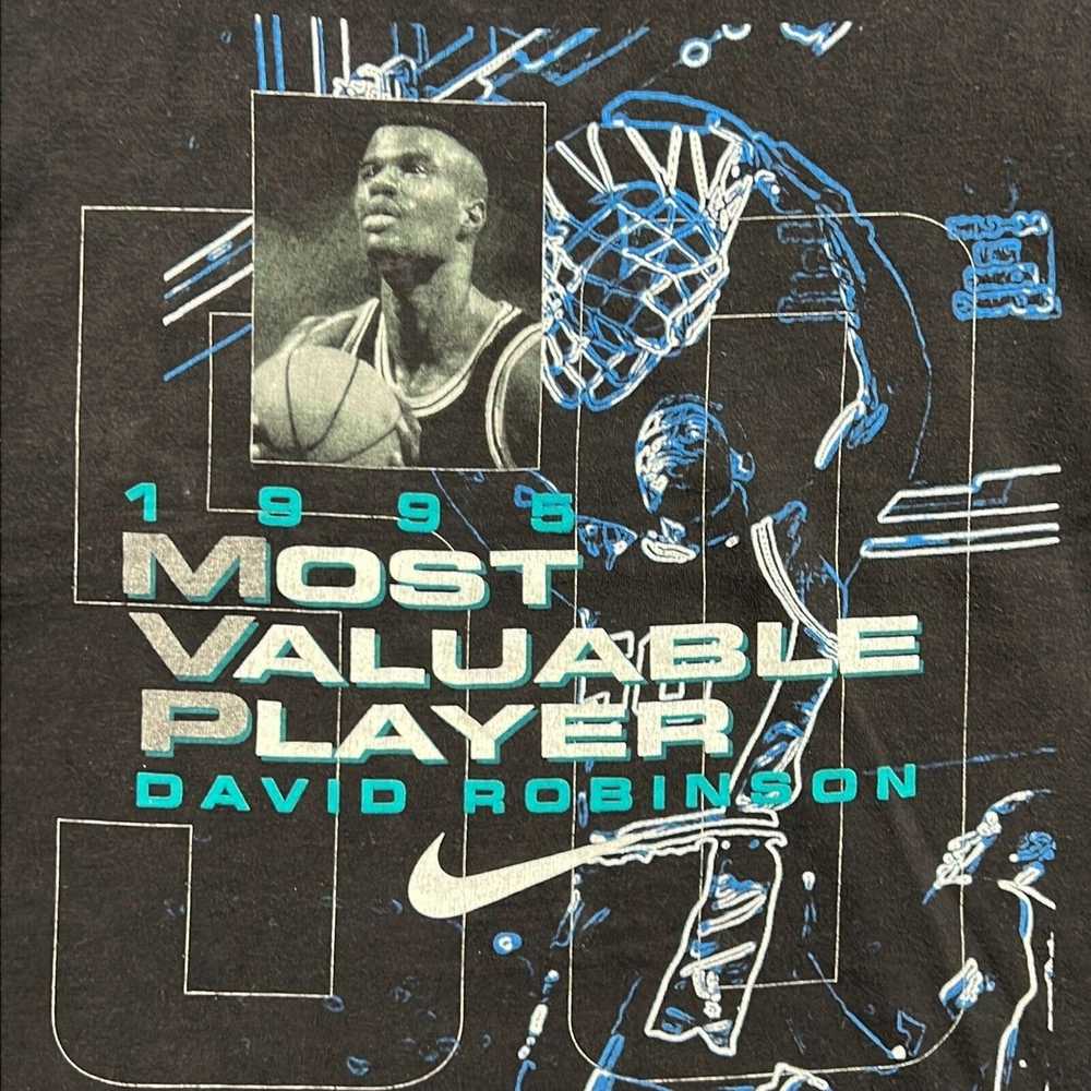 Nike Vintage 1995 Nike Most Valuable Player David… - image 3