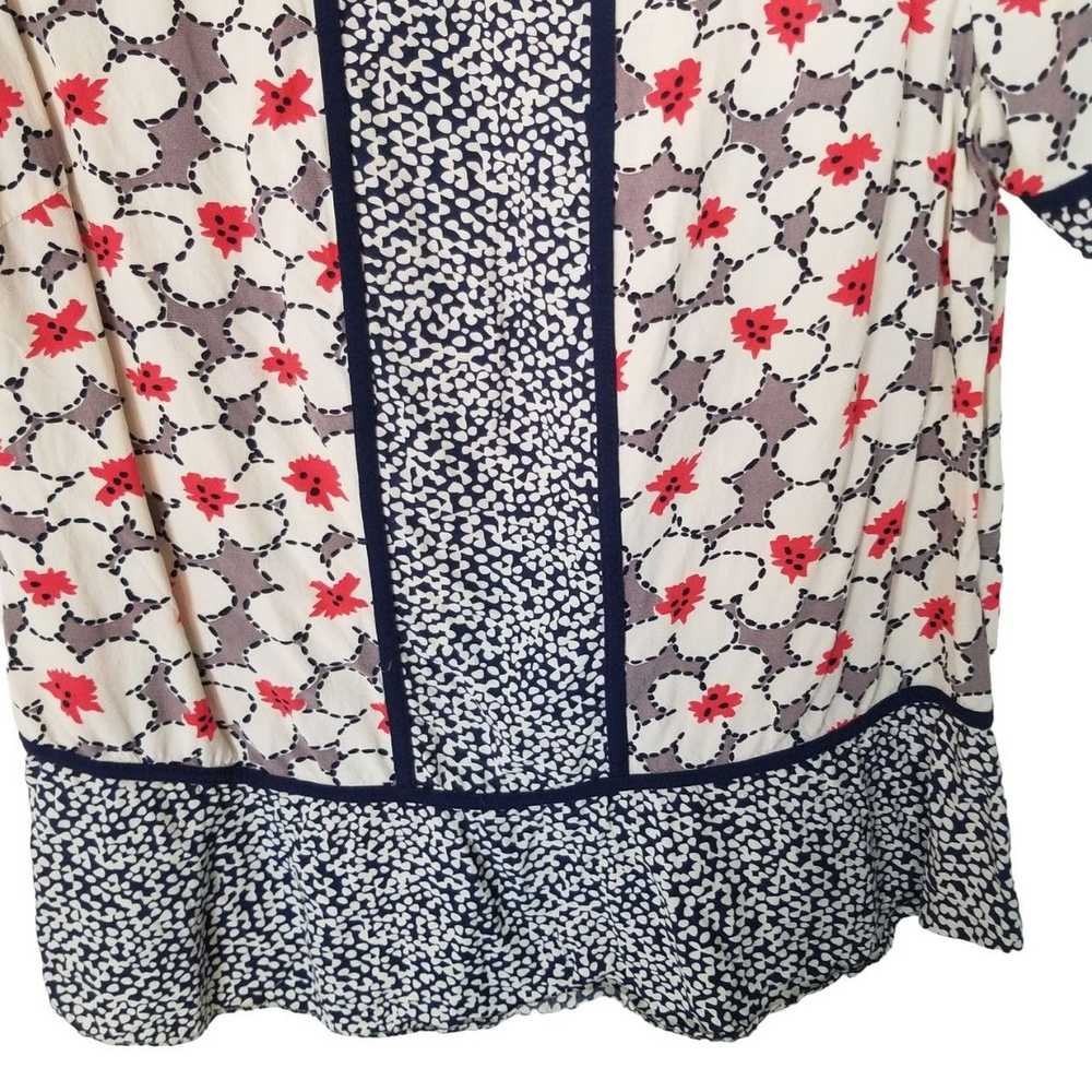 Boden Boden 4 Floral Hotchpotch Short Sleeves Ali… - image 3