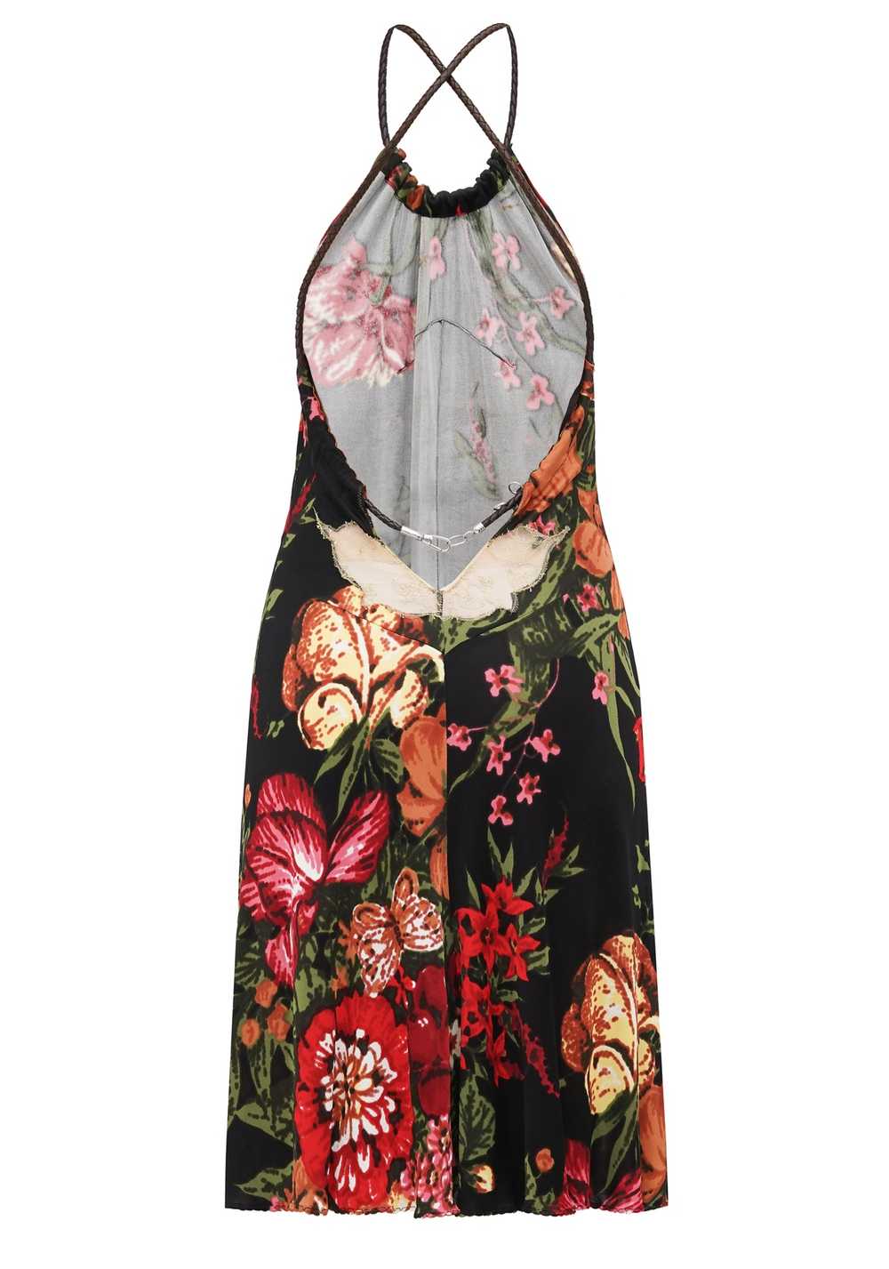 Gf Ferre Vintage GF Ferre Dress Floral Print Jers… - image 2