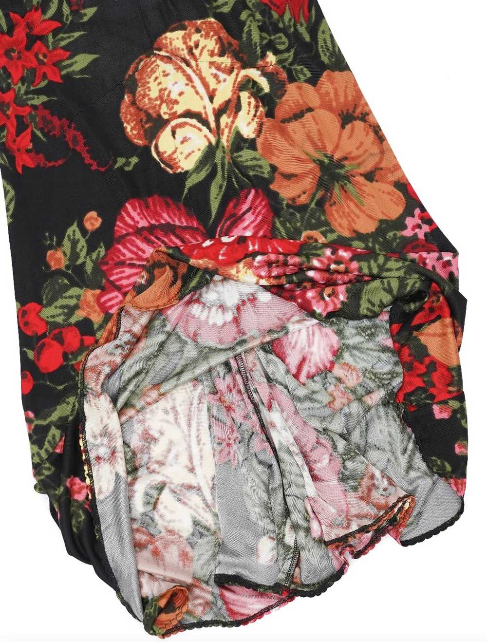 Gf Ferre Vintage GF Ferre Dress Floral Print Jers… - image 4